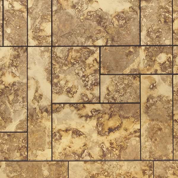 Vilna Antique Tuscan Gold 14X18 Polished Mirror Mosaic in Gold, View 10, open zoomed image