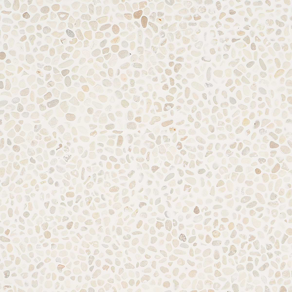 Nature Lovina White Micro Pebble Mosaic