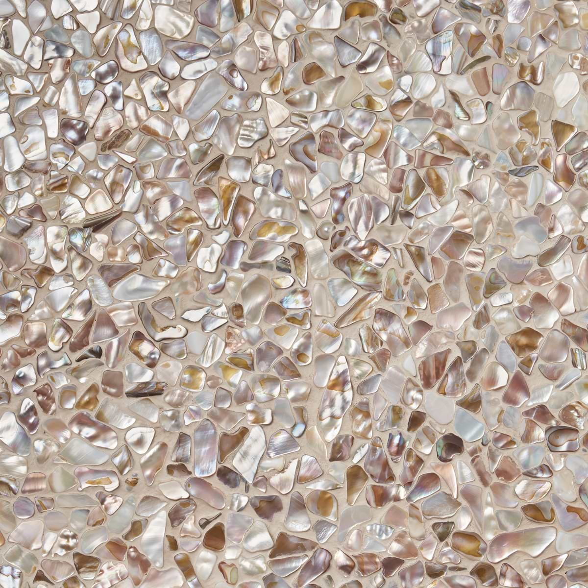 South Seas Pearl Pebbles Mosaic Polished Tile