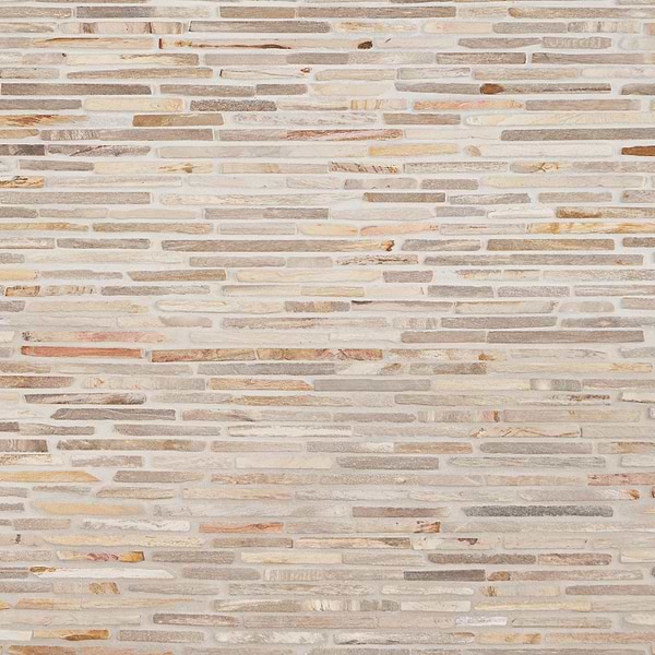 Fossil Cracked Joint Petrified Stone Mosaic