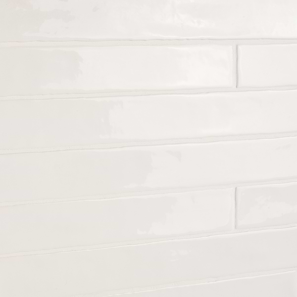 Carolina White Cloud 2x20 Polished Ceramic Wall Tile