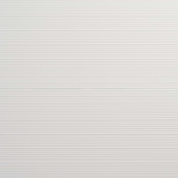 Reverb Linear White 12x36 3D Matte Ceramic Tile