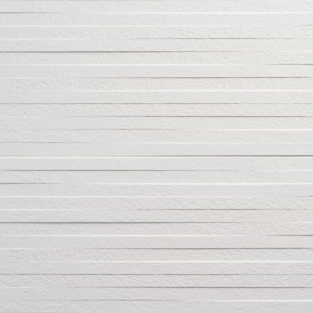 Reverb Multilevel White 12x36 3D Matte Ceramic Tile