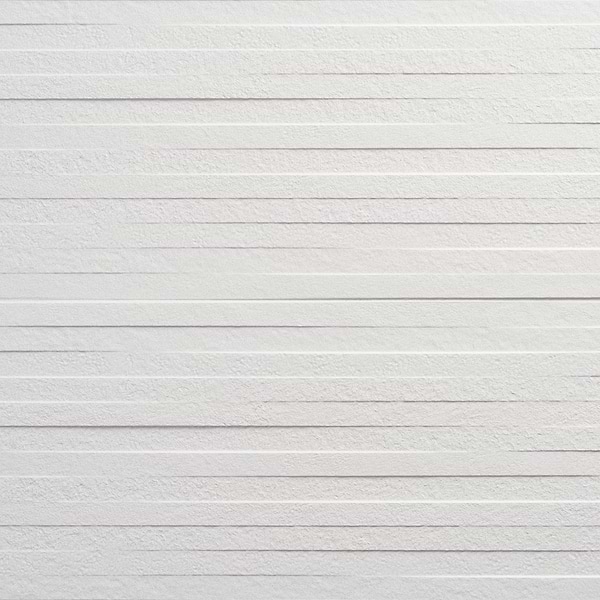 Reverb Multilevel White 12x36 3D Matte Ceramic Tile