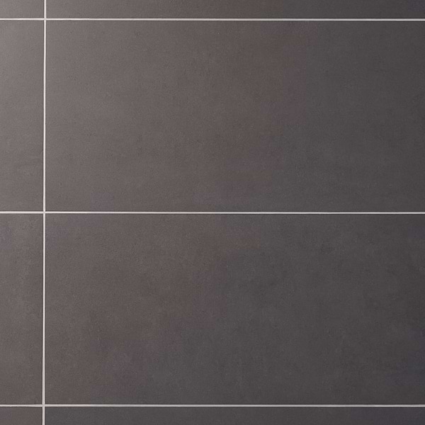 NewTech Antracite Gray 12x24 Double Loaded Matte Porcelain Tile