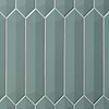 Kent Jade Green 3D 3x12 Contour Picket Polished Ceramic Wall Tile