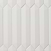 Kent White 3x12 Contour 3D Picket Polished Ceramic Wall Tile