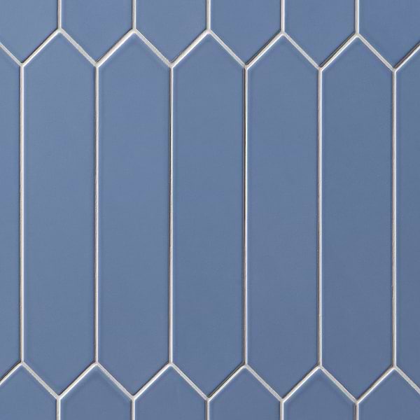 Kent Marine Blue 3x12 Picket Polished Ceramic Wall Tile
