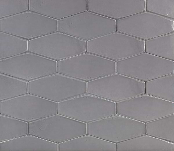 Manchester Hexagon Driftwood 4x8 Polished Ceramic Tile