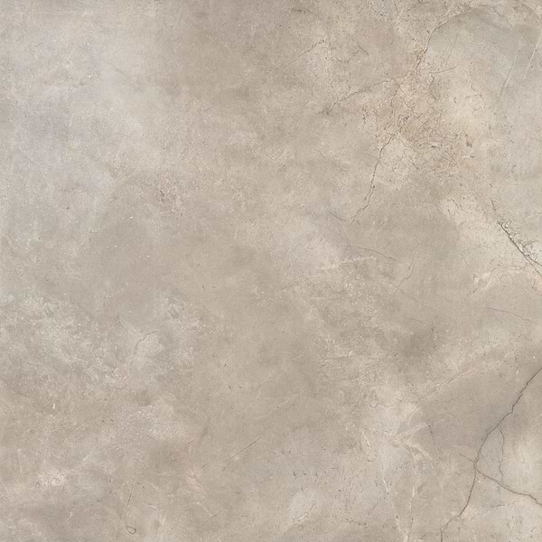 Autograph Grand Grigio Gray 48x48 Marble Look Satin Porcelain Tile