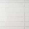 Stacy Garcia ArtBlock Bianco White 4x16 Fluted Glossy Porcelain Tile