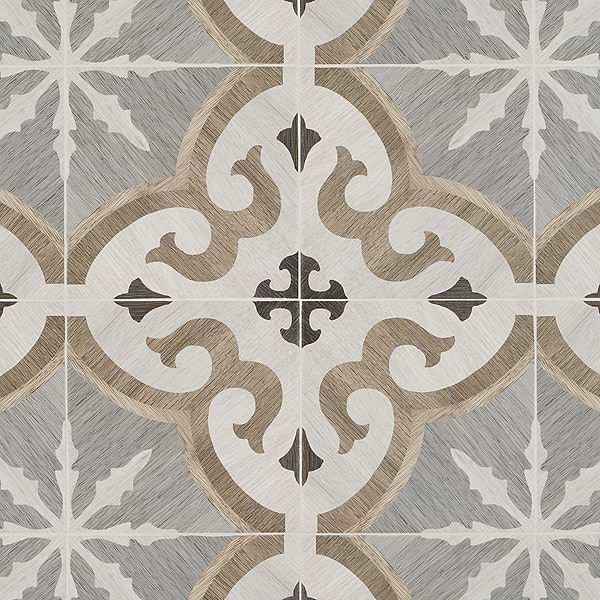 Delancey Briar Oak Multicolor 8x8 Matte Porcelain Tile