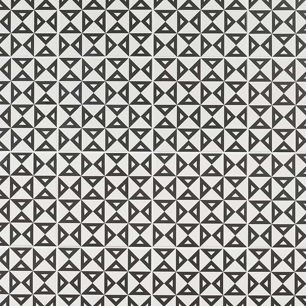 B2W Angle Positive 8x8 Matte Porcelain Tile