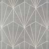 Pergola Beams Graphite 12.5" Hexagon Gray Matte Porcelain Tile