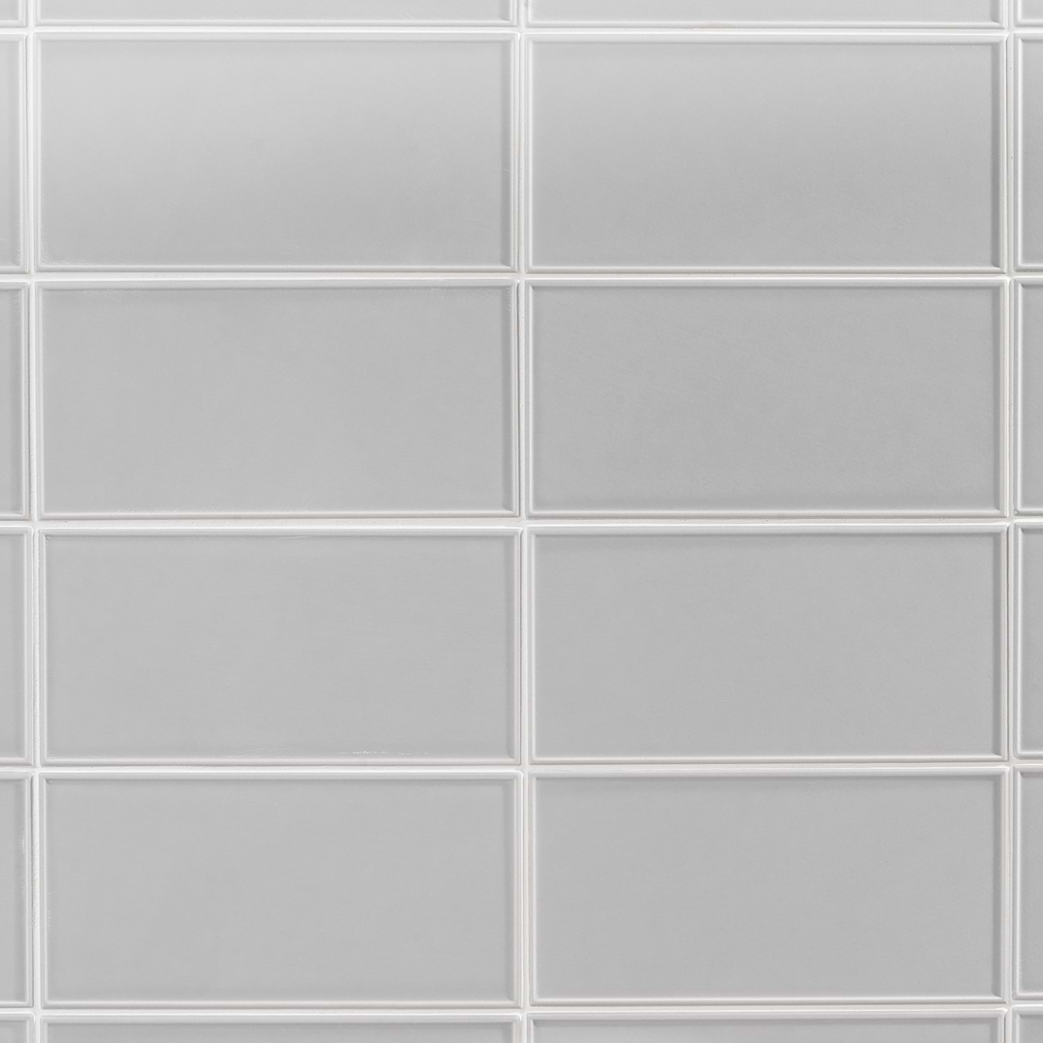 Stacy Garcia Maddox Frame Cool Gray 4x8 Matte Ceramic Subway Tile