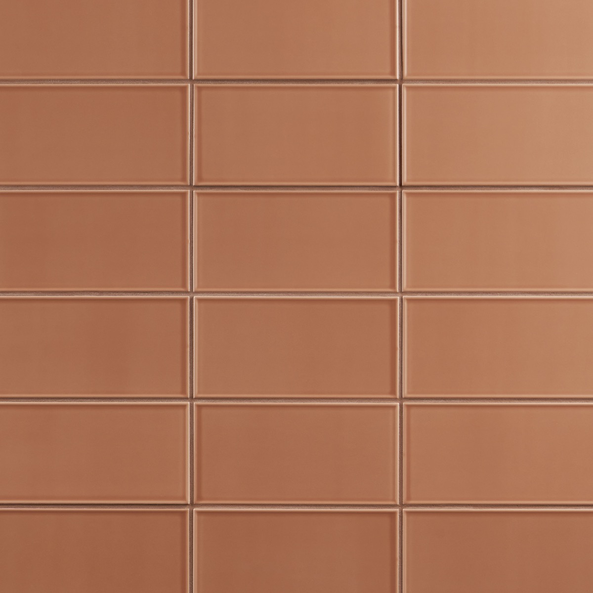 Stacy Garcia Maddox Frame Terracotta Orange 4x8 Matte Ceramic Subway Tile