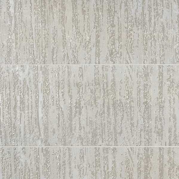 Twilight Deco Silver 12x48 Metal Look Porcelain Tile