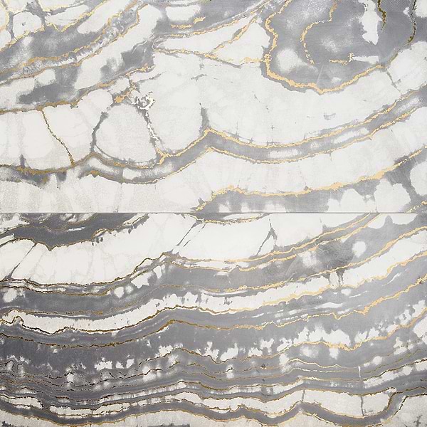 Agate Art Smoke Gray 24x48 Artisan Decor Polished Porcelain Tile