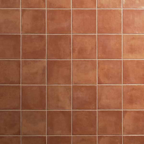 Paula Purroy Talia Terracotta 5x5 Matte Ceramic Tile