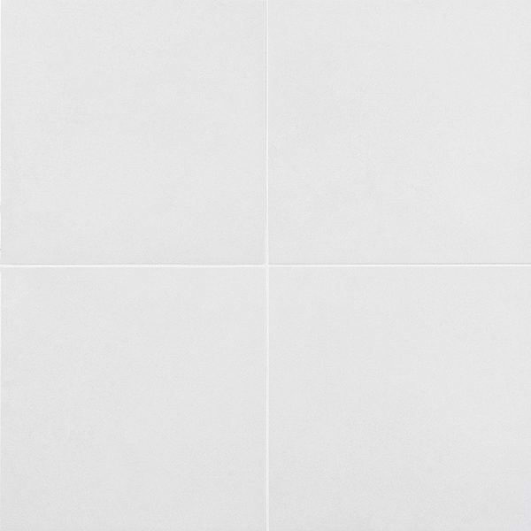 Art Geo by Elizabeth Sutton Cement White 8x8 Matte Porcelain Tile