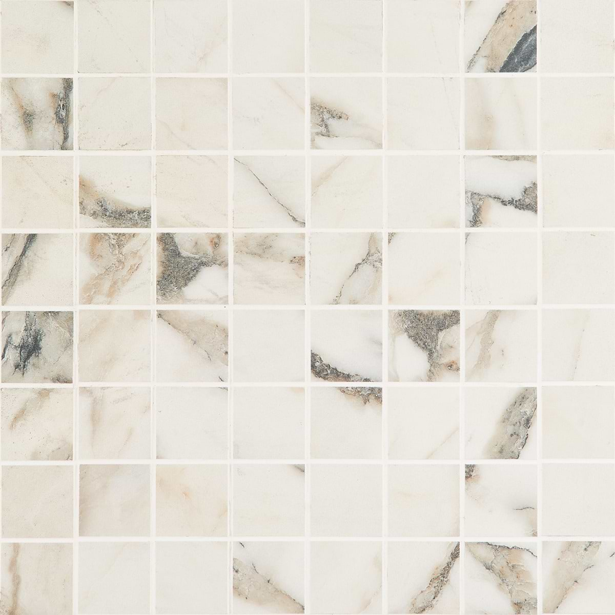 DreamStone Calacatta Rustico 2x2 Matte Porcelain Mosaic