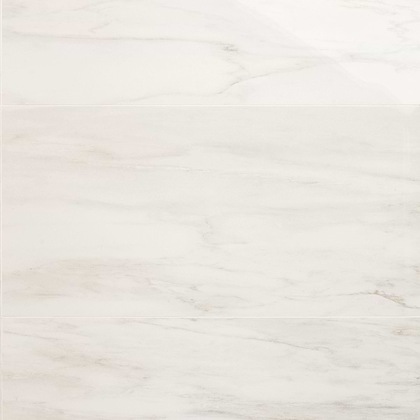 DreamStone Dolomite Snow 12x24 Polished Porcelain Tile