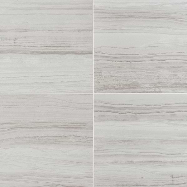 DreamStone Luminus White 24x48 Polished Porcelain Tile