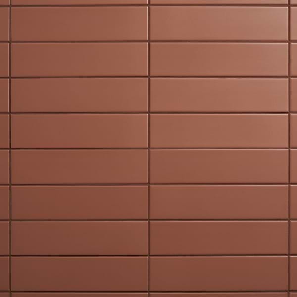 Roller Terracotta 3x11 Matte Porcelain Subway Tile