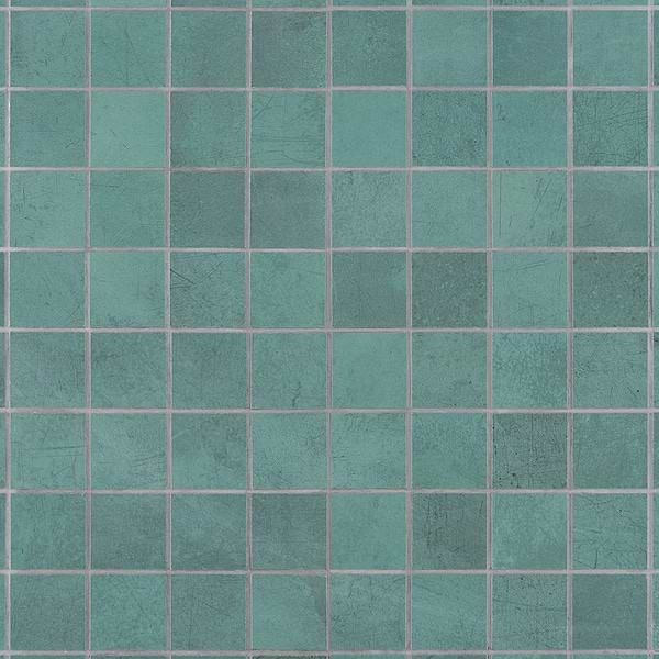 Bond Viridum Green 2x2 Matte Porcelain Mosaic Tile