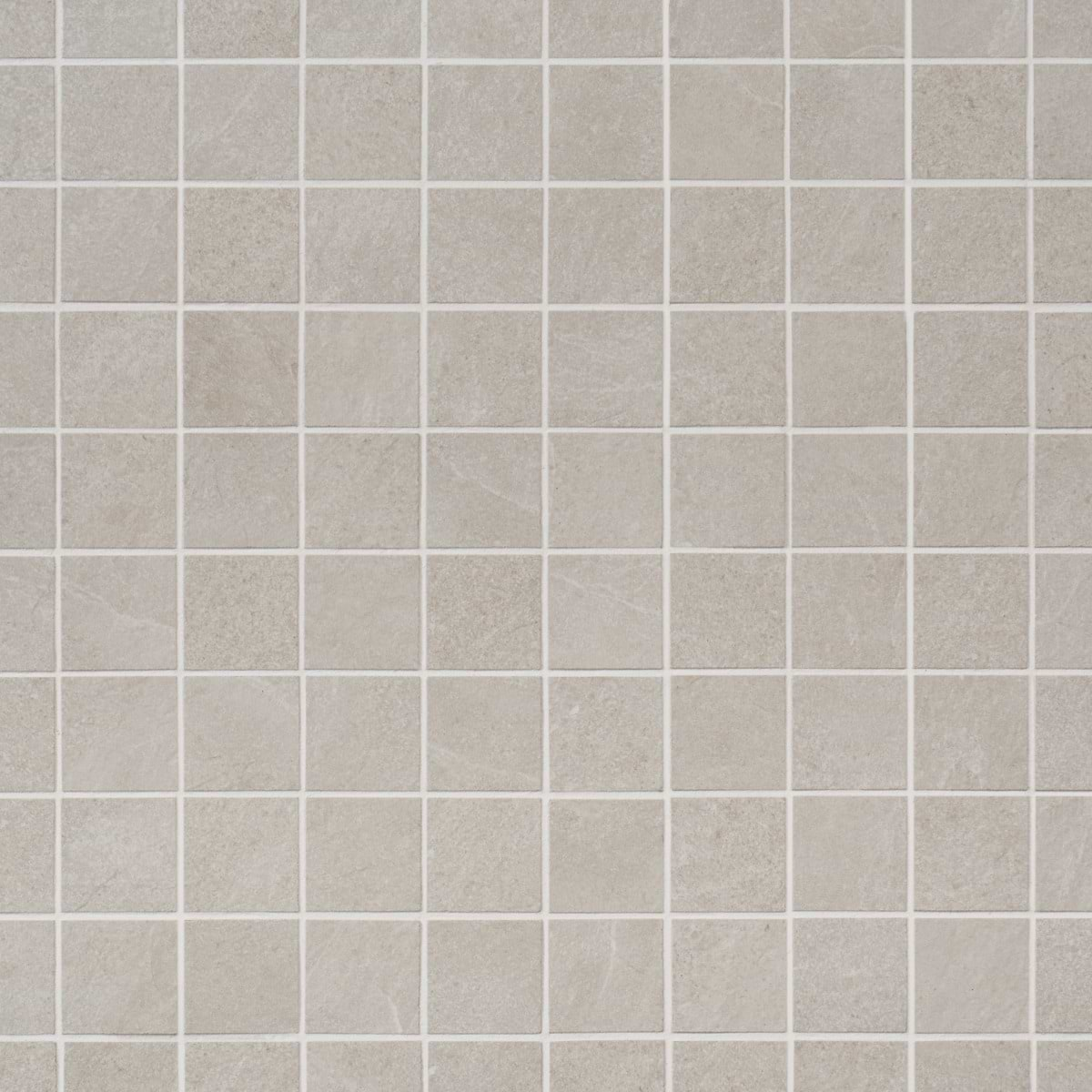 Era Linen White 2x2 Limestone Look Matte Porcelain Mosaic Tile