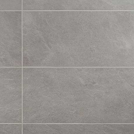 Era Silver Gray 12x24 Limestone Look Matte Porcelain Tile