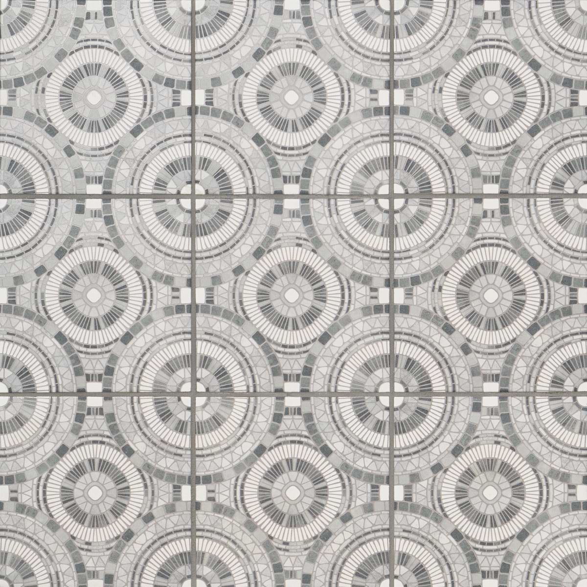 Basilico Grigio Gray 8x8 Matte Porcelain Tile