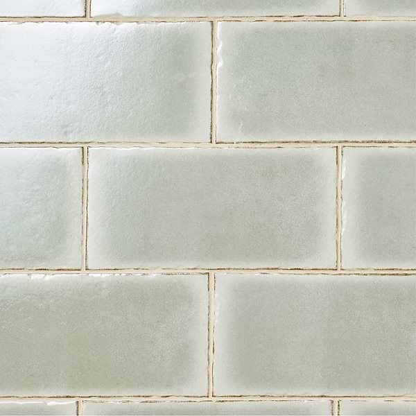 Jamesport Sage Green 6"x12" Glossy Porcelain Subway Tile