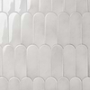 Parry Mist Gray 3x8 Fishscale Glossy Ceramic Wall Tile
