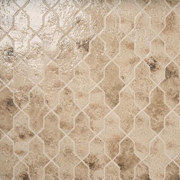 Greta Cruz Sand Beige 5x8 Glossy Textured Porcelain Tile
