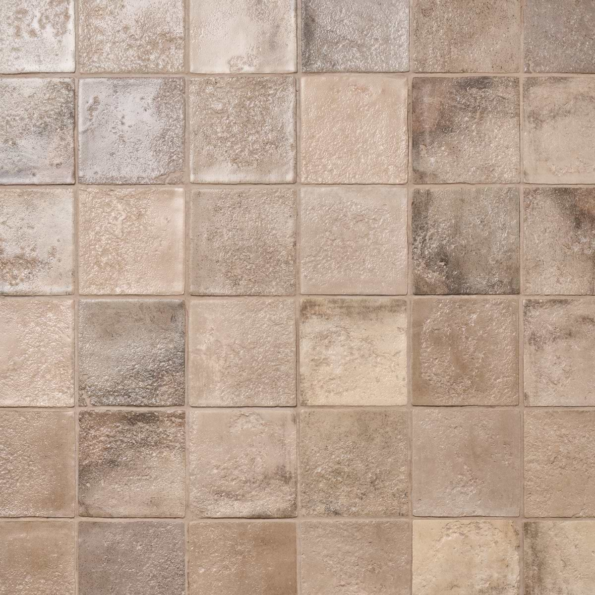 Navari Taupe 5x5 Textured Matte Ceramic Tile