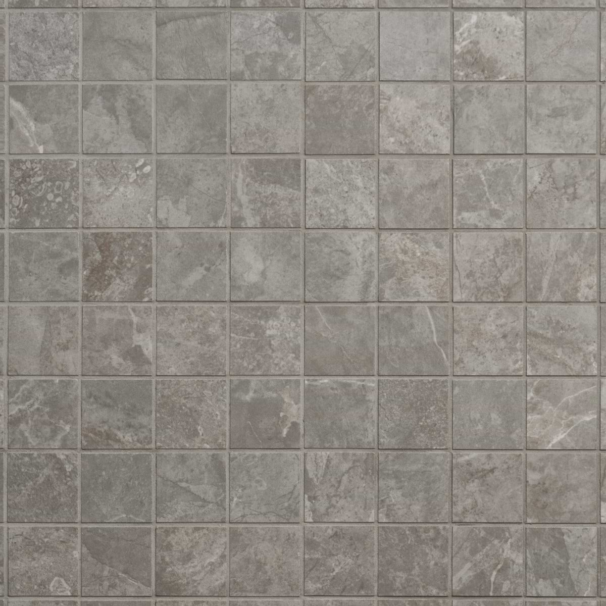 Thor Fossil Gray 2x2 Matte Porcelain Mosaic Tile