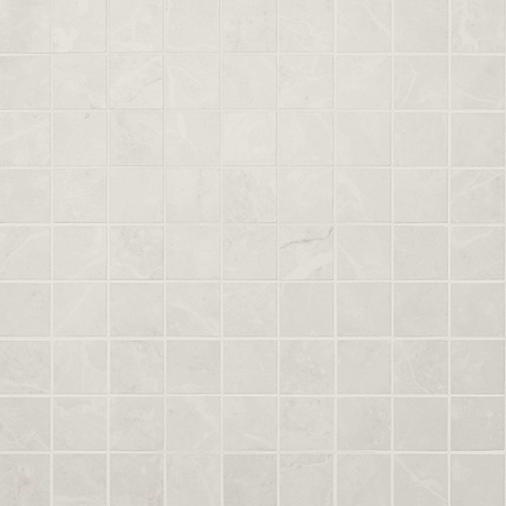 Boscato Cream White 2x2 Marble Look Matte Porcelain Mosaic Tile