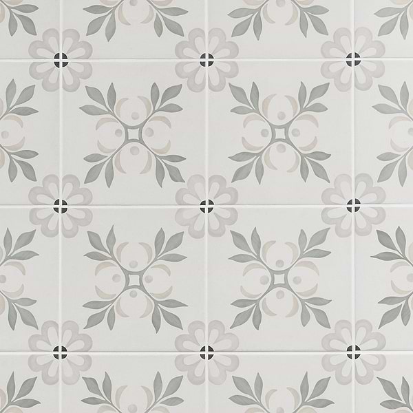 Lapaz Blossom Green 9x9 Matte Porcelain Tile