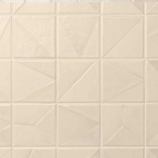 Stacy Garcia Valenova Deco Taupe 5x5 Textured Matte Ceramic Tile
