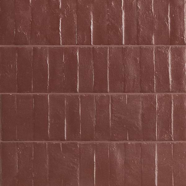 Rework Burgundy Red 3x12 Matte Porcelain Tile