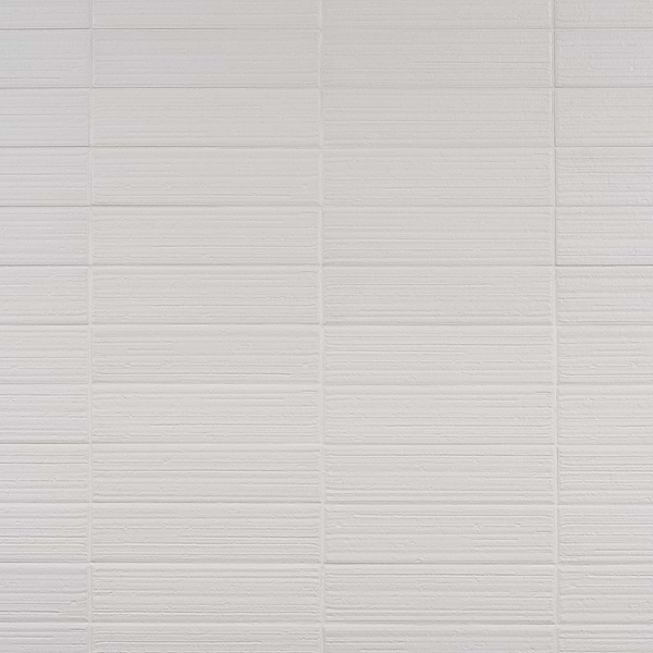 Charlotte Cloud White 3x10 Textured Matte Ceramic Subway Tile