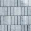 Color One Arctic Blue 2x8 Glossy Lava Stone Tile