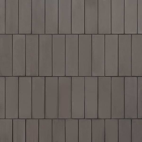 Color One Charcoal Gray 2x8 Matte Cement Tile