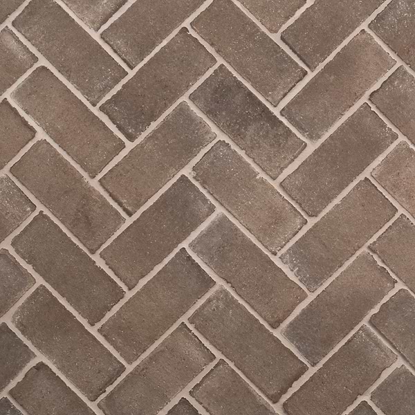 Terra Villa Gray 2x6 Matte Presealed Genuine Terracotta Tile