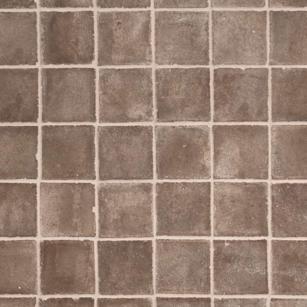 Terra Villa Gray 4x4 Matte Presealed Genuine Terracotta Tile