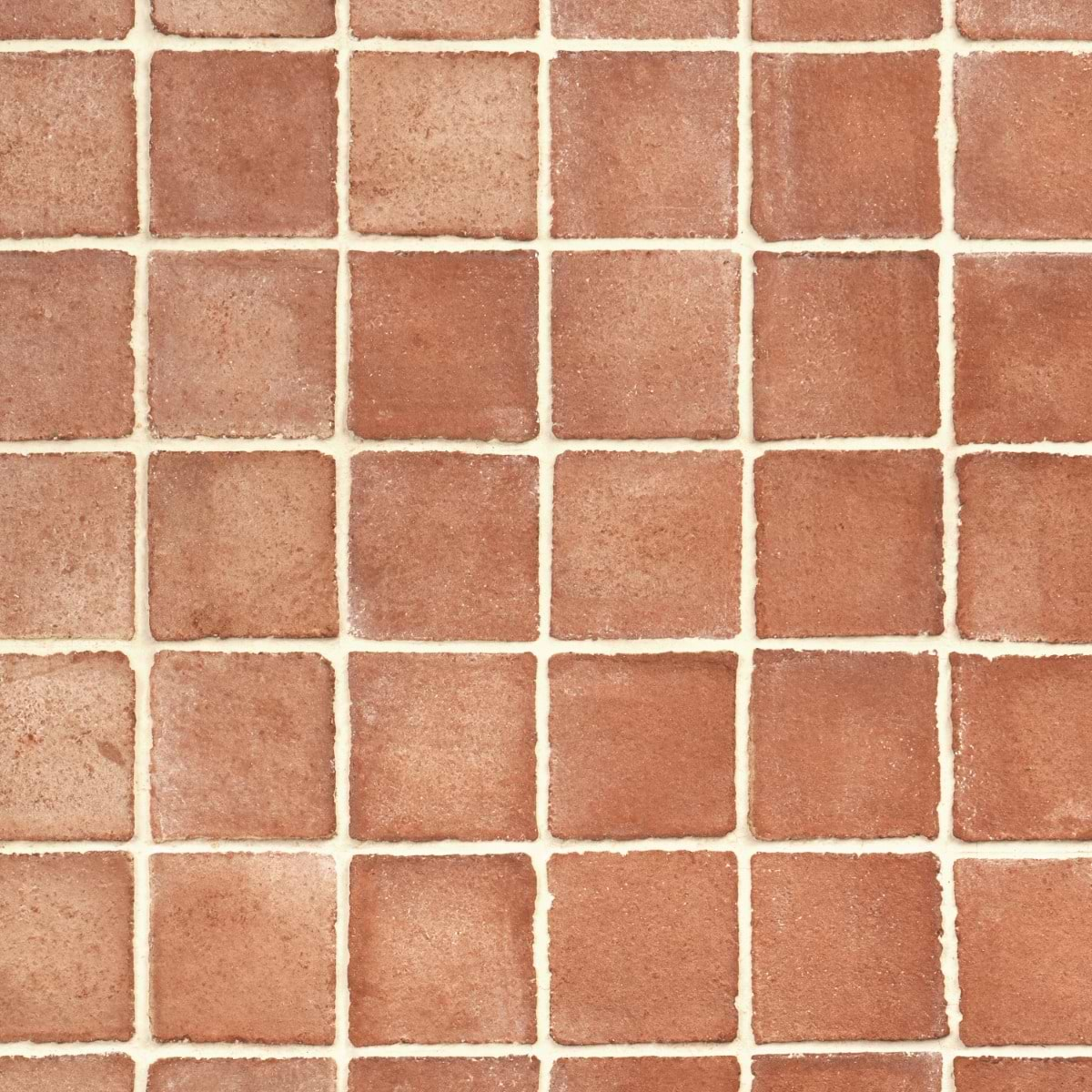 Terra Villa Red 4x4 Matte Presealed Genuine Terracotta Tile