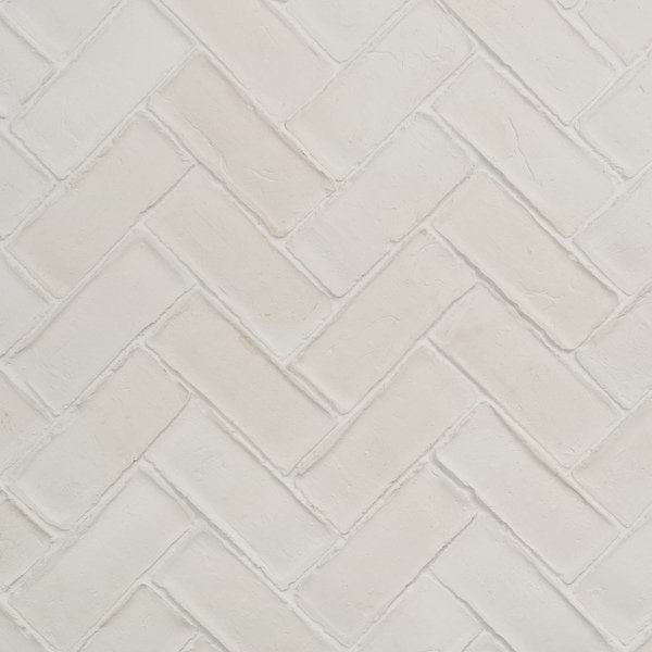 Terra Villa White 2x6 Matte Presealed Genuine Terracotta Tile