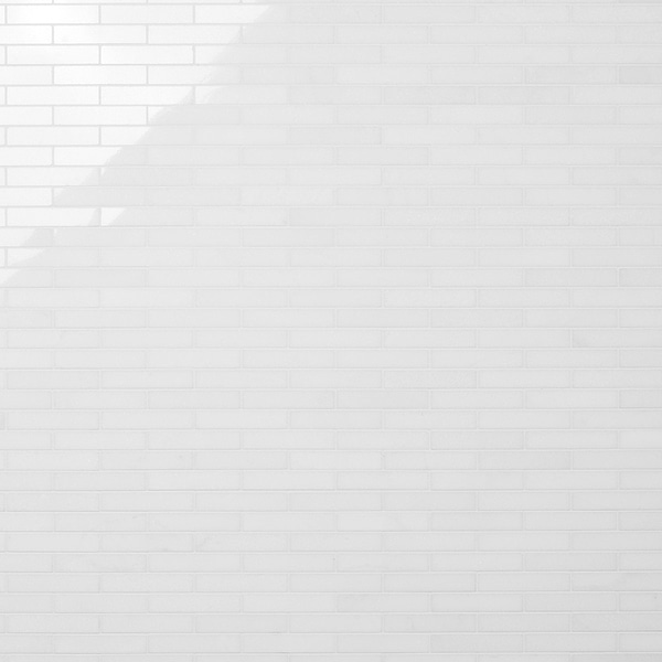 White Thassos 3/4 X4 Big Brick Polished Marble Tile