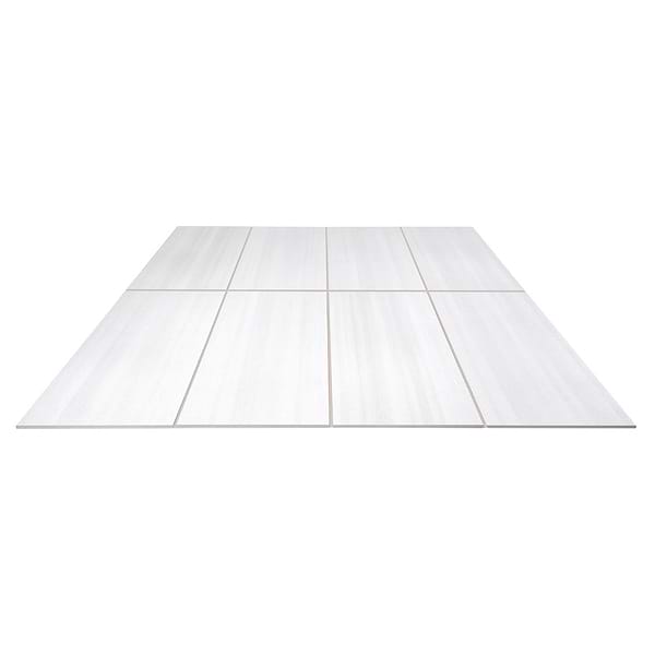 Bestow Arku White 12x24 Textured Porcelain Tile
